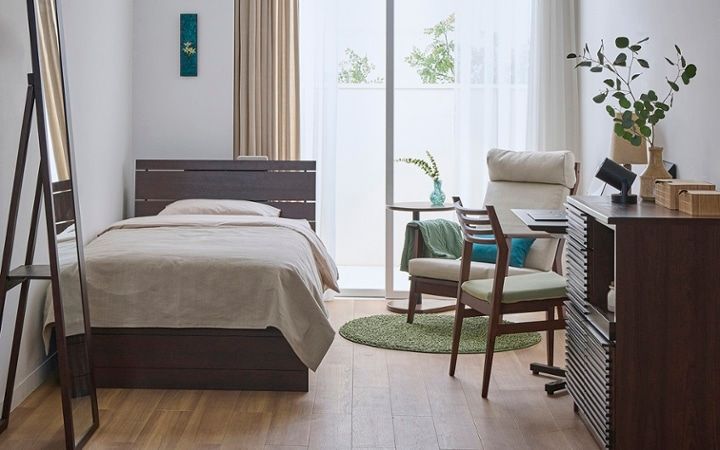 No.301：ラウンジチェアのある生活。6畳ワンルーム・寝室に特等席：画像7