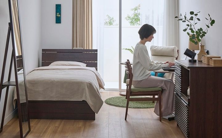 No.301：ラウンジチェアのある生活。6畳ワンルーム・寝室に特等席：画像18