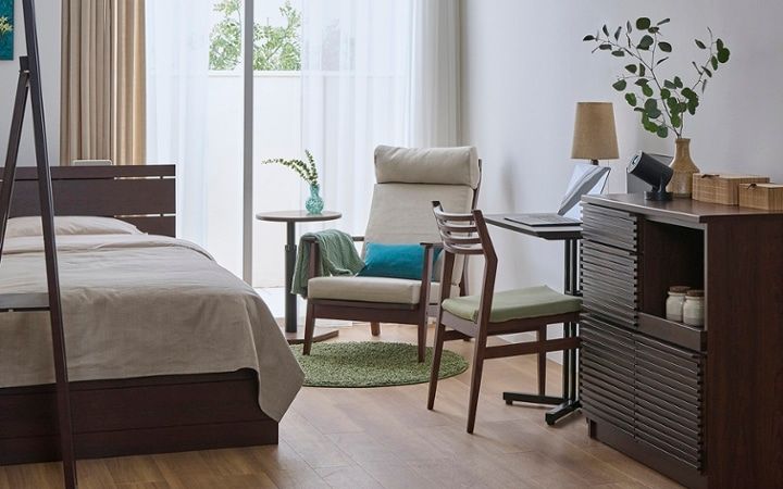 No.301：ラウンジチェアのある生活。6畳ワンルーム・寝室に特等席：画像19