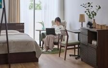 No.301：ラウンジチェアのある生活。6畳ワンルーム・寝室に特等席：画像1