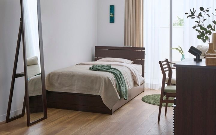 No.301：ラウンジチェアのある生活。6畳ワンルーム・寝室に特等席：画像9