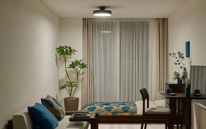 No.305：ブルー×ホワイトの清涼感。8畳で叶える爽やかなくつろぎ：画像15