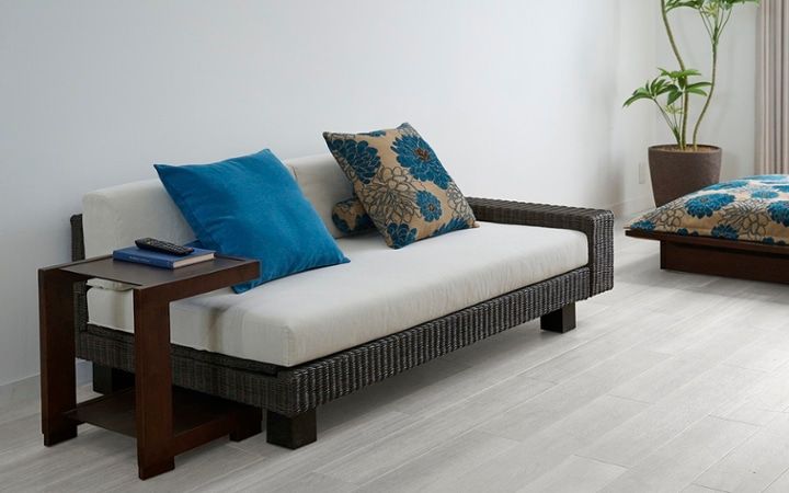 No.305：ブルー×ホワイトの清涼感。8畳で叶える爽やかなくつろぎ：画像3