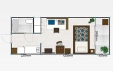 No.305：ブルー×ホワイトの清涼感。8畳で叶える爽やかなくつろぎ：画像21