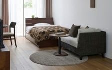 No.308：ホテル風の居心地。ブラウンの温もりを楽しめる8畳：画像25