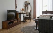 No.308：ホテル風の居心地。ブラウンの温もりを楽しめる8畳：画像11