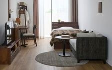 No.308：ホテル風の居心地。ブラウンの温もりを楽しめる8畳：画像2