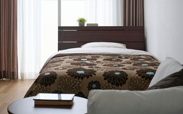 No.308：ホテル風の居心地。ブラウンの温もりを楽しめる8畳：画像6