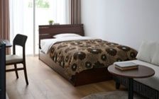 No.308：ホテル風の居心地。ブラウンの温もりを楽しめる8畳：画像7