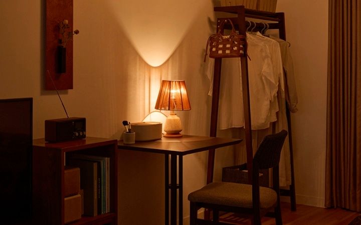 No.308：ホテル風の居心地。ブラウンの温もりを楽しめる8畳：画像19