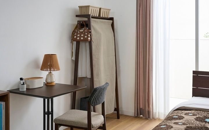 No.308：ホテル風の居心地。ブラウンの温もりを楽しめる8畳：画像22