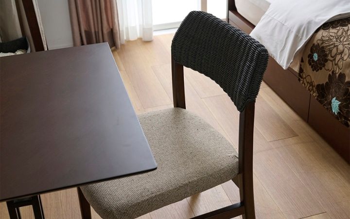 No.308：ホテル風の居心地。ブラウンの温もりを楽しめる8畳：画像16