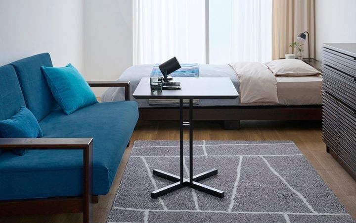 No.309：ブルー×ブラックでクールに演出。静寂を感じる大人の8畳：画像7