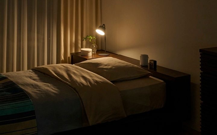 No.309：ブルー×ブラックでクールに演出。静寂を感じる大人の8畳：画像15