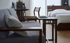 No.310：グレーが織りなす特別感。モダンな8畳ワンルーム・寝室：画像6