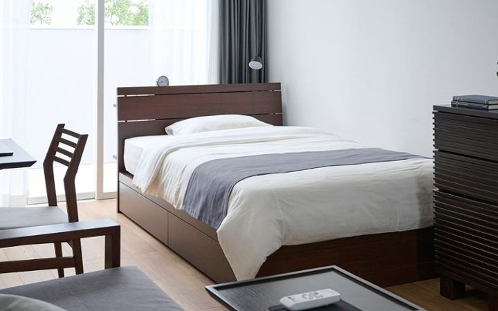 No.310：グレーが織りなす特別感。モダンな8畳ワンルーム・寝室：画像12