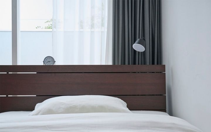 No.310：グレーが織りなす特別感。モダンな8畳ワンルーム・寝室：画像14