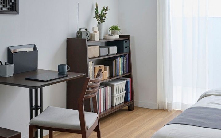 No.310：グレーが織りなす特別感。モダンな8畳ワンルーム・寝室：画像21