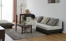 No.314：ローソファと床座。視線を低くして広がる、ゆとりの空間：画像7