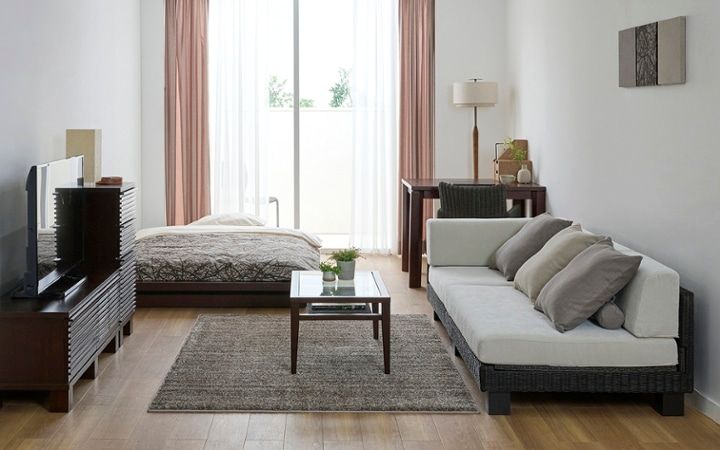 No.314：ローソファと床座。視線を低くして広がる、ゆとりの空間：画像17