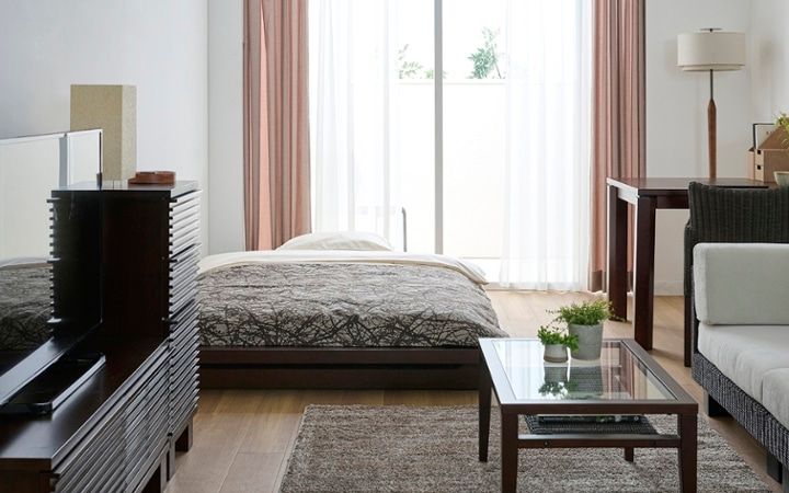 No.314：ローソファと床座。視線を低くして広がる、ゆとりの空間：画像25