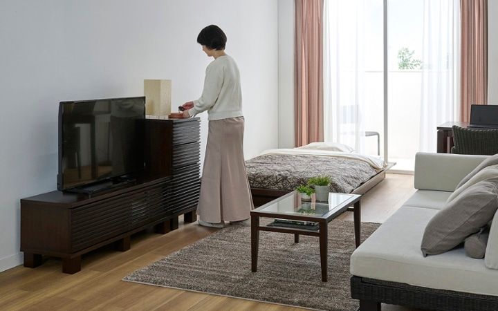 No.314：ローソファと床座。視線を低くして広がる、ゆとりの空間：画像18