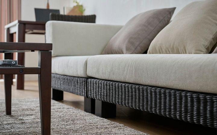 No.314：ローソファと床座。視線を低くして広がる、ゆとりの空間：画像32