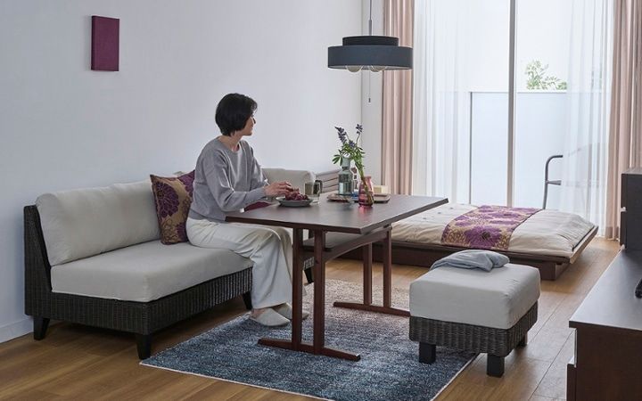 No.315：上質な日常の居場所。パープルで魅せる10畳ワンルーム：画像23