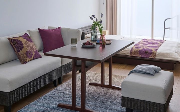 No.315：上質な日常の居場所。パープルで魅せる10畳ワンルーム：画像24