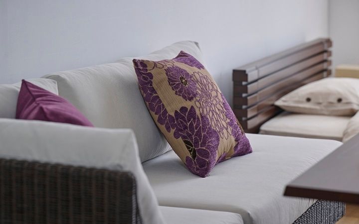 No.315：上質な日常の居場所。パープルで魅せる10畳ワンルーム：画像4