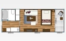 No.315：上質な日常の居場所。パープルで魅せる10畳ワンルーム：画像31