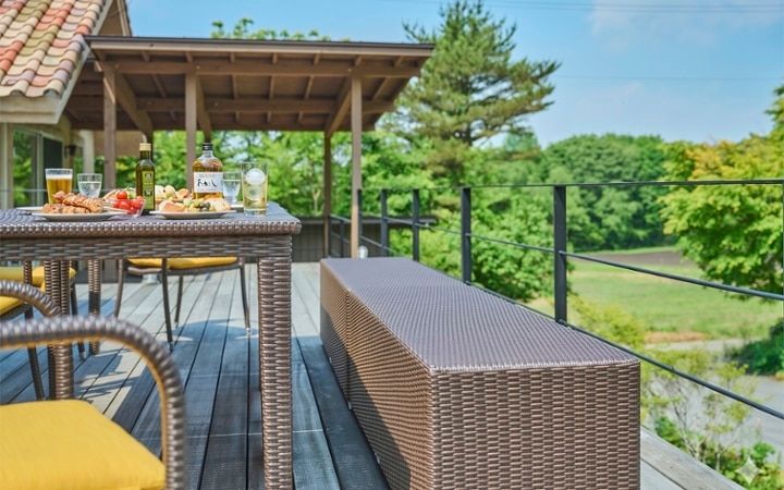 No.326：開放感に満ちる。南欧風リゾートのテラスリビング：画像19