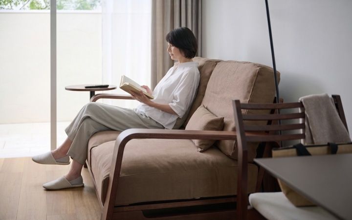No.340：とびきりくつろげる場所に。ハイバックソファが主役の8畳：画像8
