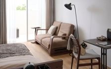 No.340：とびきりくつろげる場所に。ハイバックソファが主役の8畳：画像23