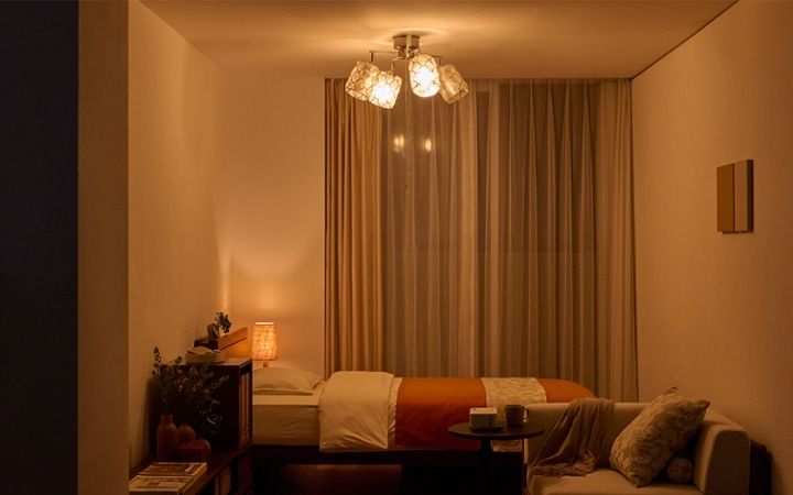 No.350：色と柄で遊ぶ。オレンジがアクセントの元気になれるお部屋：画像16