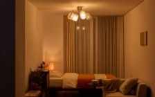 No.350：色と柄で遊ぶ。オレンジがアクセントの元気になれるお部屋：画像16