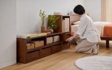 No.350：色と柄で遊ぶ。オレンジがアクセントの元気になれるお部屋：画像9