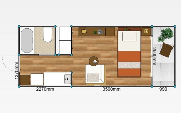 No.350：色と柄で遊ぶ。オレンジがアクセントの元気になれるお部屋：画像24