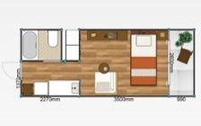 No.350：色と柄で遊ぶ。オレンジがアクセントの元気になれるお部屋：画像24